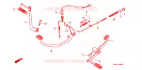 PEDALE   KICK pour Honda WAVE 125  PGMFi,  Electric start de 2009