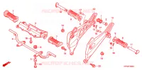 REPOSE PIED pour Honda WAVE 125  PGMFi,  Electric start de 2009