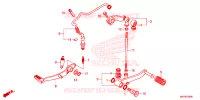PEDALE pour Honda CB 500 X ABS de 2020