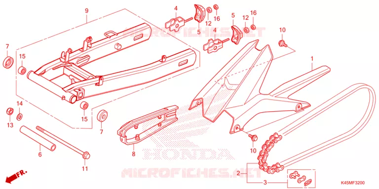 BRAS OSCILLANT Honda MOTO 150 CBR 2021  CBR150RAM
