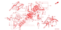 GARDE BOUE ARRIERE pour Honda X ADV 750 de 2022
