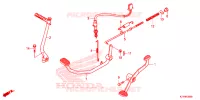 PEDALE pour Honda WAVE 110 ALPHA, front disk, moulded wheels de 2024