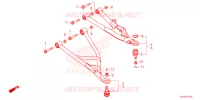 TRIANGLES AVANT pour Honda PIONEER 1000-5 TRAIL de 2023