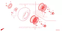 ROUE AVANT pour Honda FOURTRAX 520 RUBICON DCT DELUXE 3CM de 2024