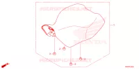 SELLE pour Honda FOURTRAX 520 RUBICON DCT DELUXE 3CM de 2024