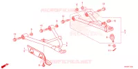 TRIANGLES AVANT pour Honda FOURTRAX 520 RUBICON DCT DELUXE 3CM de 2024