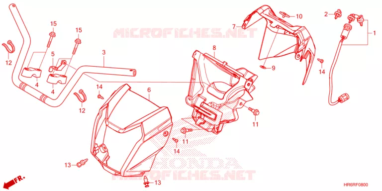 GUIDON Honda ATV 520 FOURTRAX 2024  TRX520FA7R