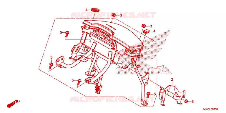 MODULE AIRBAG Honda MOTO 1800 GOLD-WING 2020  GL1800DAL