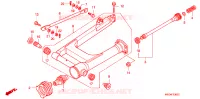 BRAS OSCILLANT pour Honda SHADOW VT 750 AERO ABS TWO TONES de 2004