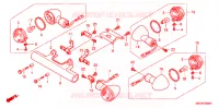 CLIGNOTANT pour Honda SHADOW VT 750 AERO ABS TWO TONES de 2004