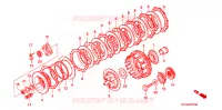 EMBRAYAGE pour Honda SHADOW VT 750 AERO ABS TWO TONES de 2004