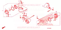 CLIGNOTANT pour Honda VT 1300 C FURY de 2012