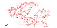 COUVERCLES LATERAUX pour Honda CB 1300 SUPER FOUR de 2008