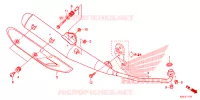 SILENCIEUX D'ECHAPPEMENT pour Honda WAVE 110 Front brake drum, Kick start, Spoked wheels de 2014