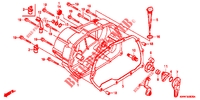 PANNEAU CARTER MOTEUR D. pour Honda WAVE 110 Front brake disk, Kick start, Spoked wheels de 2014