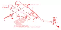 SILENCIEUX D'ECHAPPEMENT pour Honda SUPER CUB 110 de 2019