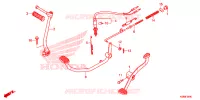 PEDALE   KICK pour Honda WAVE 110 Front brake disk, Kick start, Spoked wheels de 2015