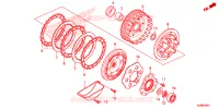 EMBRAYAGE pour Honda WAVE 110 Front brake disk, Kick start, Spoked wheels de 2015
