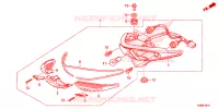 FEUX ARRIERE pour Honda WAVE 110 Front brake disk, Kick start, Spoked wheels de 2015