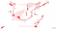 PEDALE   KICK pour Honda WAVE 110 Front brake disk, Kick start, Spoked wheels de 2015