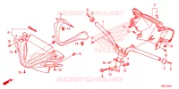 GUIDON   CARENAGE pour Honda CLICK 125 de 2018