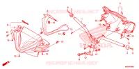 GUIDON   CARENAGE pour Honda CLICK 125 de 2019