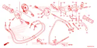 LEVIER DE GUIDON   CABLE   COMMODO pour Honda CLICK 125 de 2019