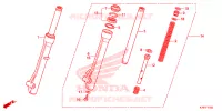 FOURCHE pour Honda SUPER CUB 110 de 2020