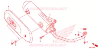 SILENCIEUX D'ECHAPPEMENT pour Honda SCOOPY 110 CLUB 12 de 2017