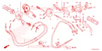 LEVIER DE GUIDON   CABLE   COMMODO pour Honda CLICK 125 de 2022