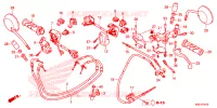 LEVIER DE GUIDON   CABLE   COMMODO pour Honda SCOOPY 110 PRESTIGE de 2018