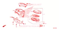 COMPTEUR pour Honda SCOOPY 110 CLUB 12 IDLING STOP de 2018