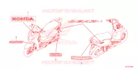AUTOCOLLANTS pour Honda LEAD 125 de 2023