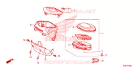 COMPTEUR pour Honda SCOOPY 110 CLUB 12 de 2019
