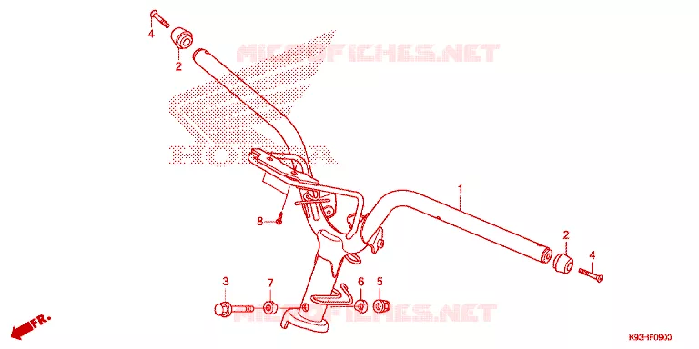 GUIDON Honda SCOOTER 110 SCOOPY 2020  ACF110CBTK_TH