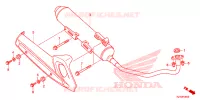 SILENCIEUX D'ECHAPPEMENT pour Honda PCX 150 de 2013
