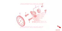 POMPE A HUILE pour Honda PCX 150 de 2013