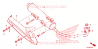 SILENCIEUX D'ECHAPPEMENT pour Honda PCX 150 de 2013