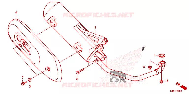 SILENCIEUX D'ECHAPPEMENT Honda SCOOTER 110 SCOOPY 2020  ACF110CBTK_TH