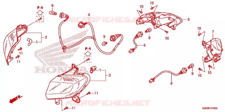 CLIGNOTANT Honda SCOOTER 110 SCOOPY 2020  ACF110CBTK_TH