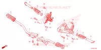 REPOSE PIED pour Honda WAVE 125 Electric start, Spoked wheels de 2023
