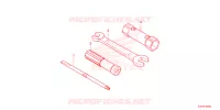 OUTIL pour Honda WAVE 125 Electric start, Cast wheels de 2023