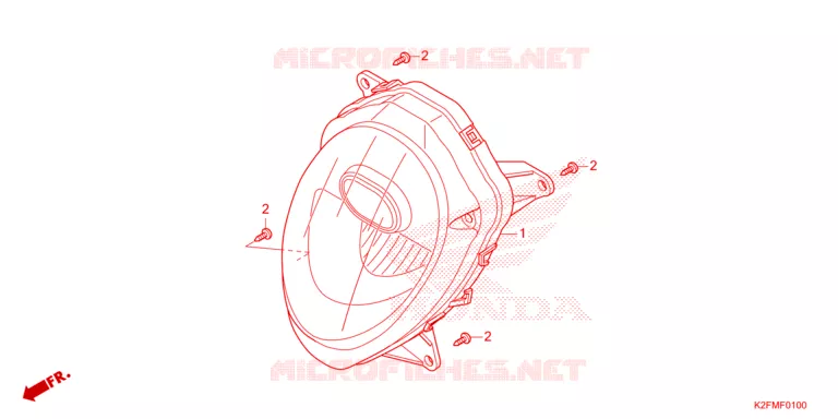 PHARE Honda SCOOTER 110 SCOOPY 2021  ACF110CBTM