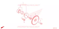 POMPE A HUILE pour Honda SCOOPY 110 CLUB 12 de 2021