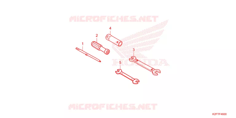 OUTIL Honda SCOOTER 110 SCOOPY 2021  ACF110CBTM