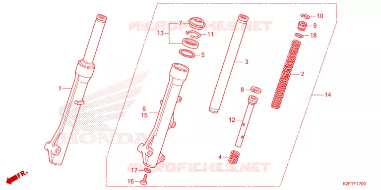 FOURCHE Honda SCOOTER 110 SCOOPY 2021  ACF110CBTM_2TH