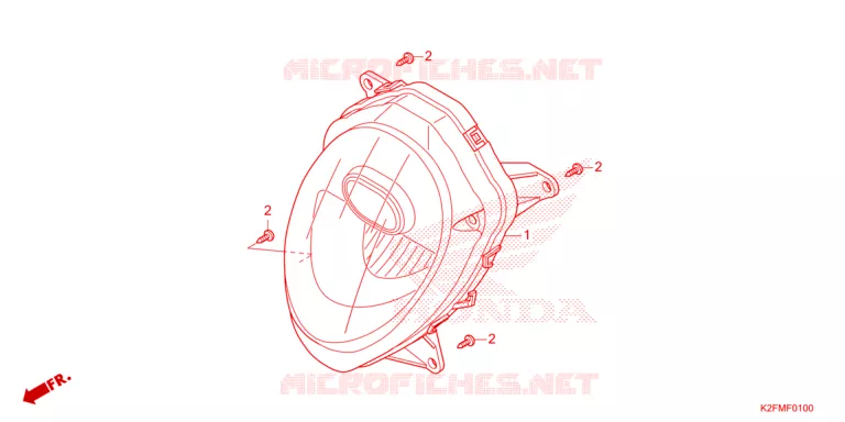 PHARE Honda SCOOTER 110 SCOOPY 2021  ACF110BTM
