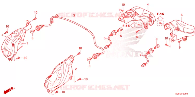 CLIGNOTANT Honda SCOOTER 110 SCOOPY 2021  ACF110BTM