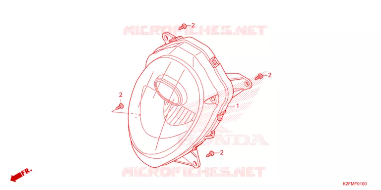 PHARE Honda SCOOTER 110 SCOOPY 2021  ACF110BTM