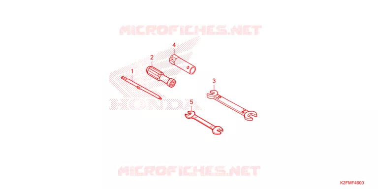 OUTIL Honda SCOOTER 110 SCOOPY 2021  ACF110BTM